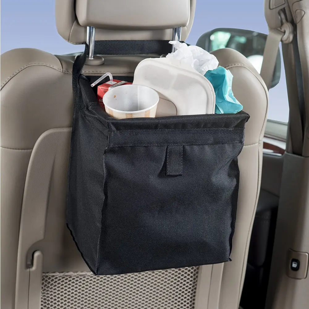 LOSOUL Car Trash Can Automobile Trash Bags Car Garbage Bag Hanging Back Seat Trash Bag For Car, Travelling, Outdoor, Home, Vehicle